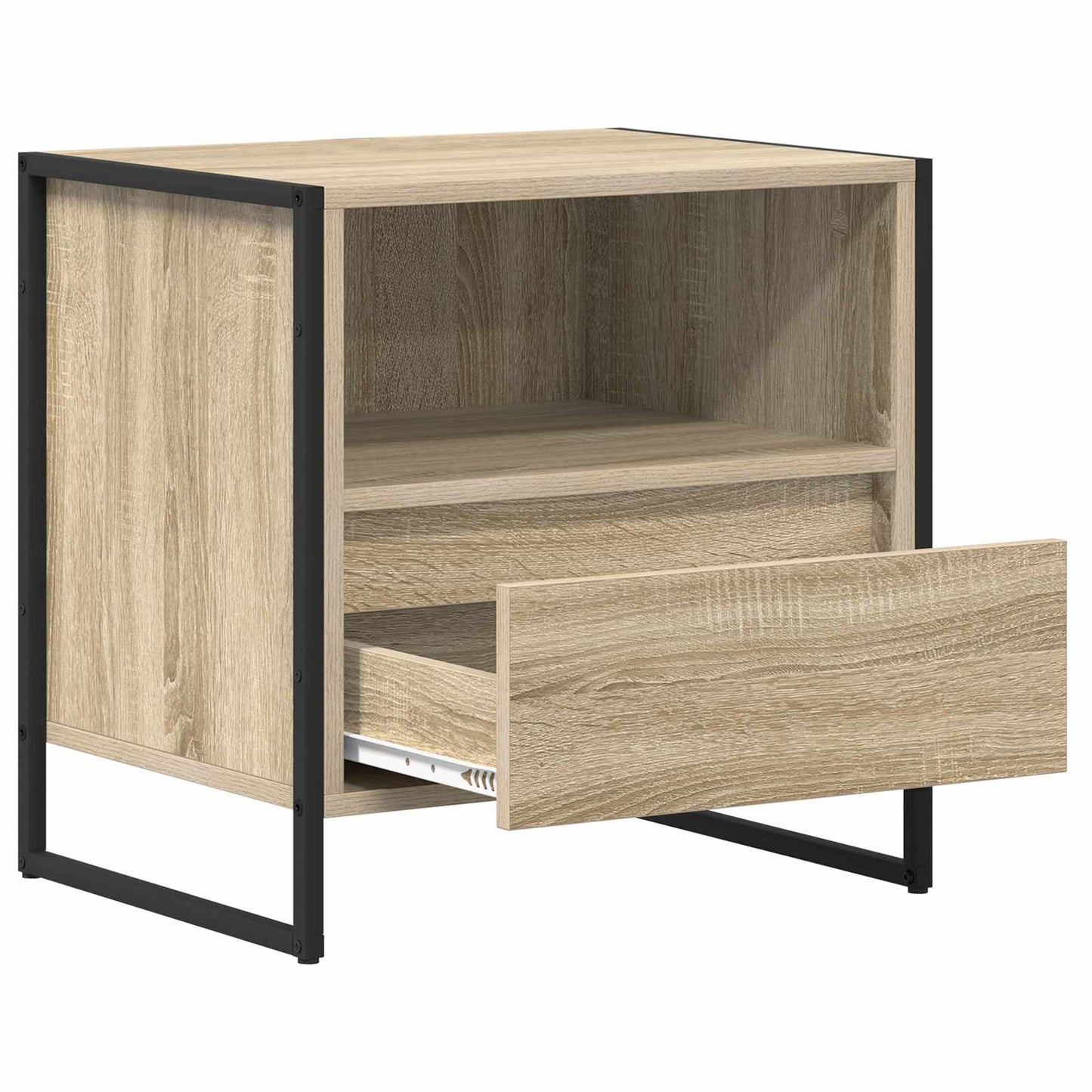 Éjjeli asztal 2 db Sonoma 50 x 39,5 x 50 cm Szerelt Fa