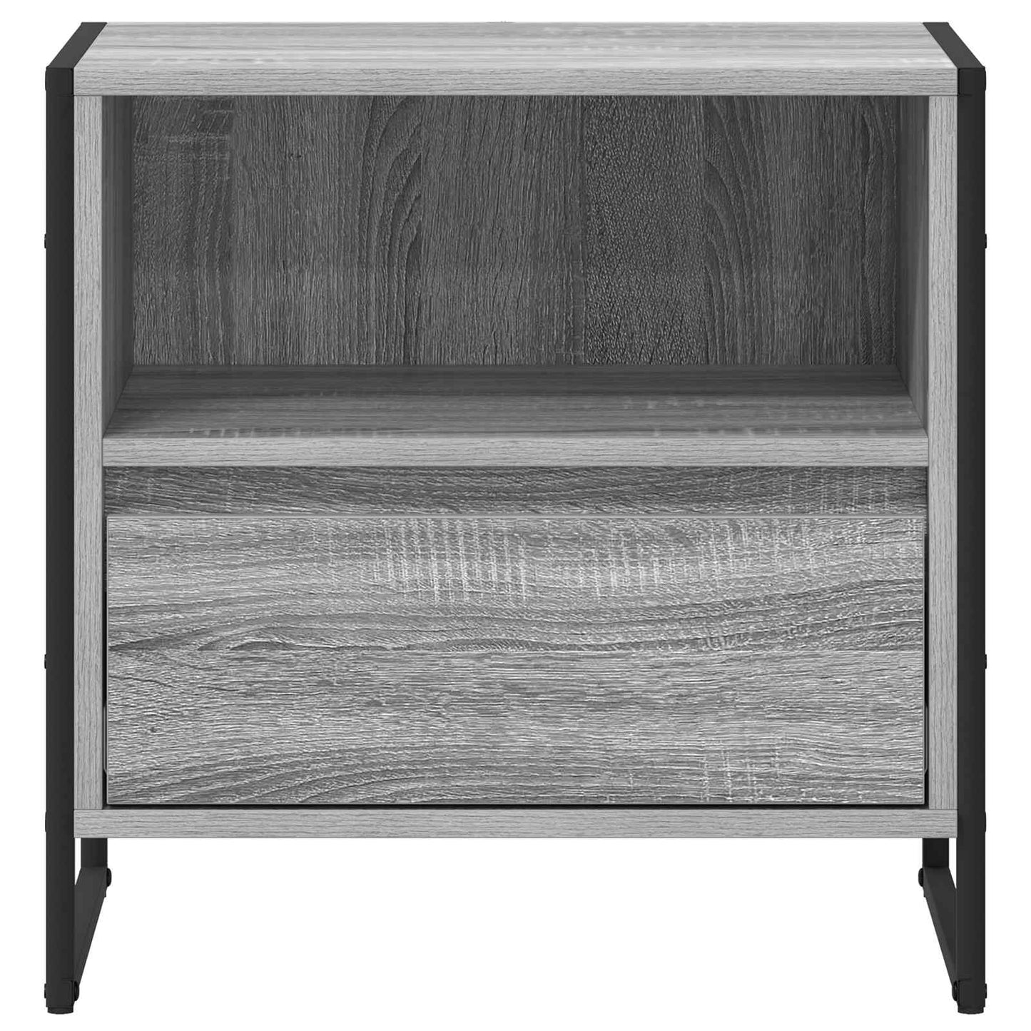 Éjjeli asztal 2 pcs Szürke Sonoma 50 x 39,5 x 50 cm Faanyag