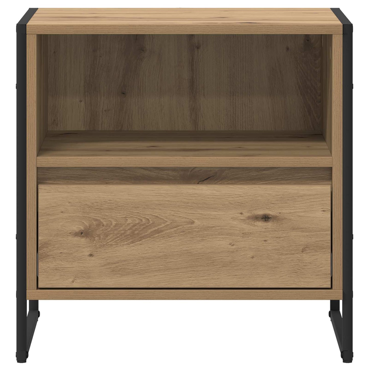 Éjjeli asztal Művészi tölgy 50 x 39,5 x 50 cm Szerelt Fa
