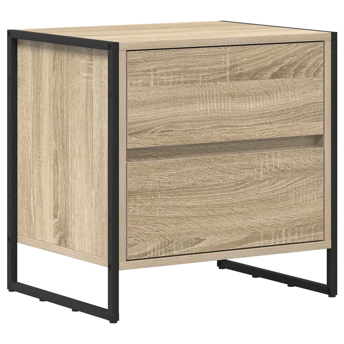 Éjjeli asztal 2 db Sonoma 50 x 39.5 x 50 cm Szerelt Fa