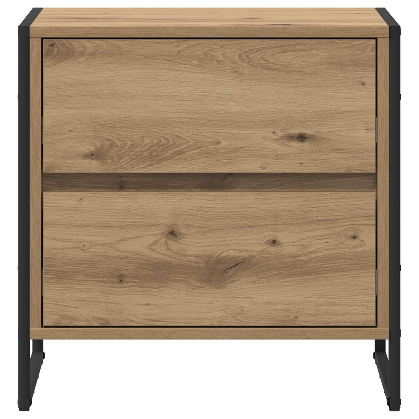 Éjjeli asztal Művészi tölgy 50 x 39.5 x 50 cm Szerelt Fa