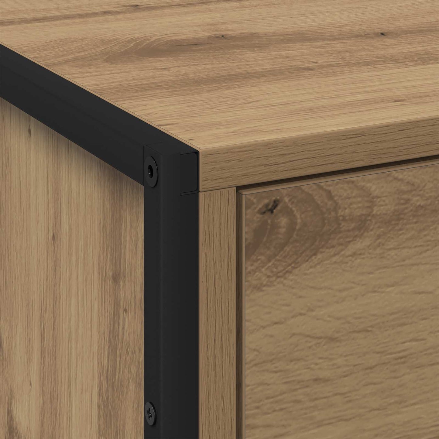 Éjjeli asztal 2 db Művészi tölgy 50 x 39.5 x 50 cm Szerelt Fa