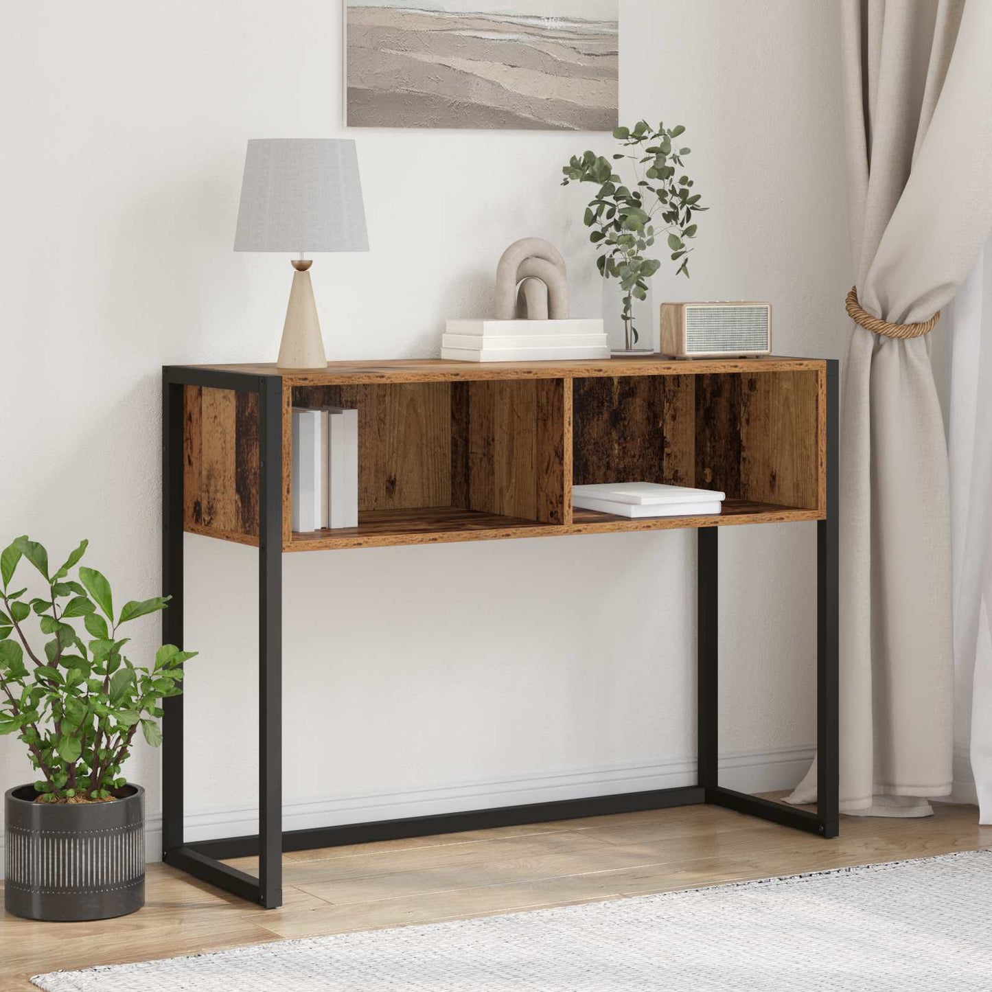 Végasztal Öreg fa 100 x 36 x 75 cm Szerelt Fa
