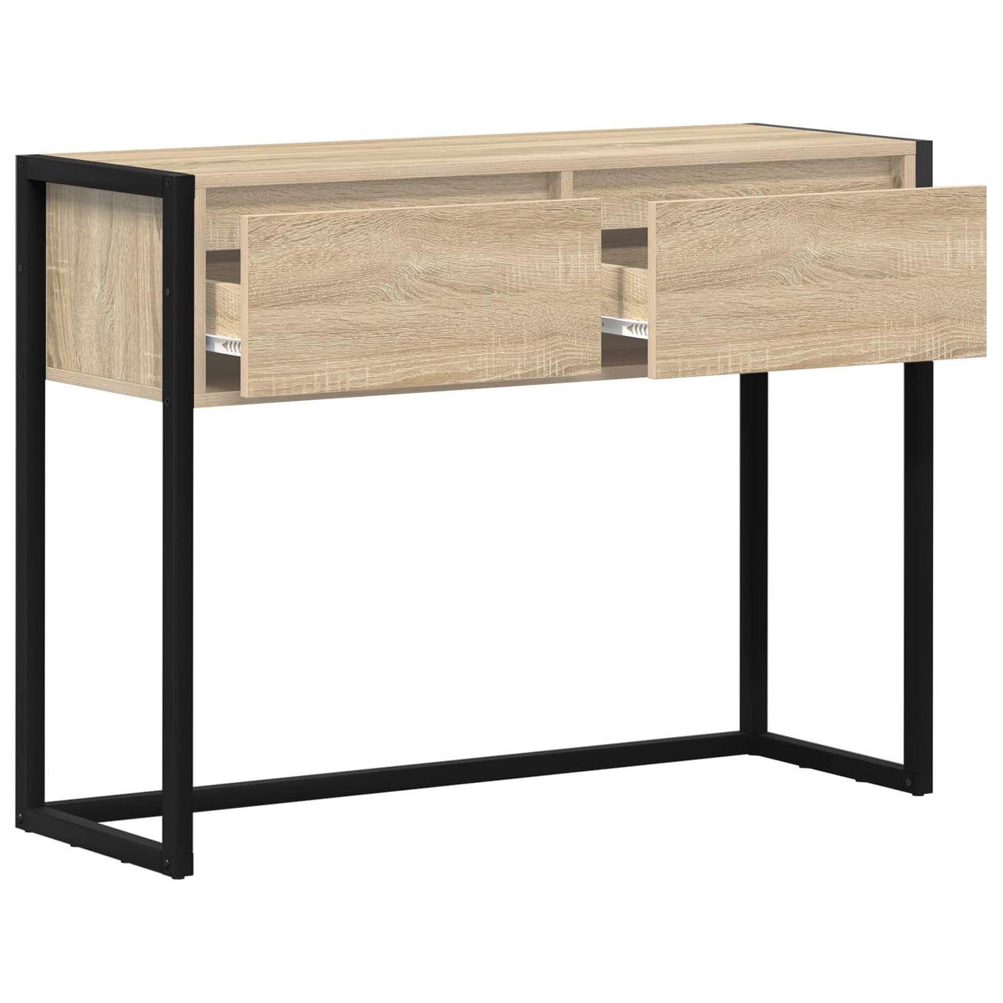 Végasztal fiókkal tárolóval Sonoma 100 x 36 x 75 cm Faanyag