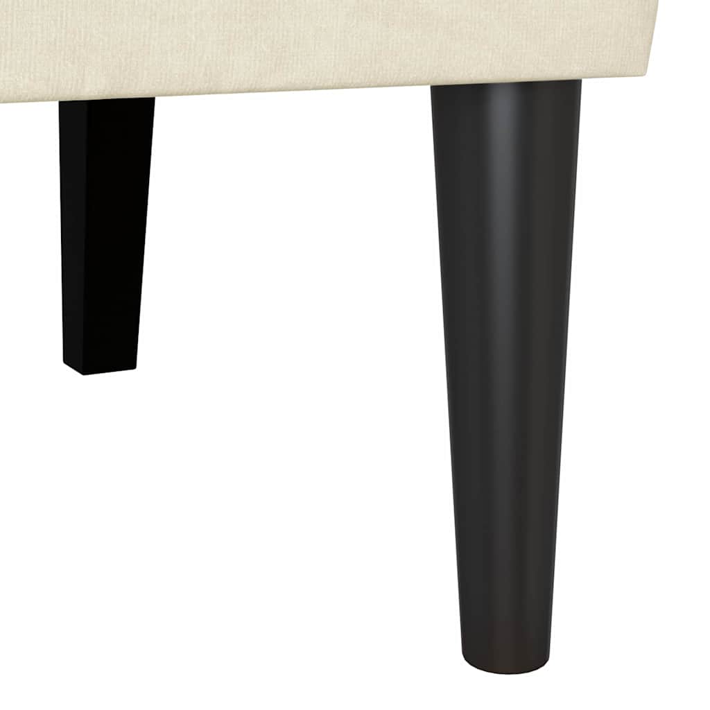 Chesterfield Pad Krém 112 x 65,5 x 75 cm Bársony