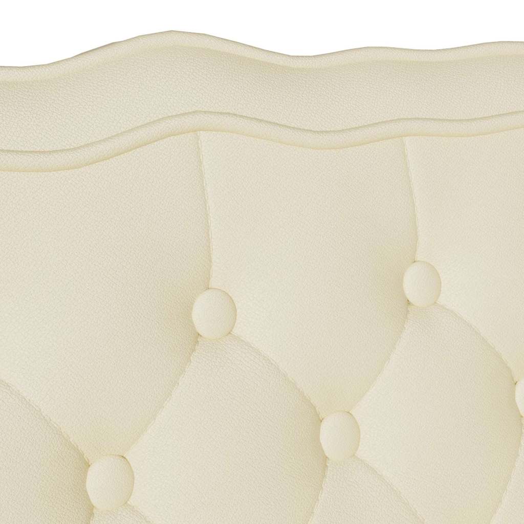 Chesterfield Pad Krém 119,5 x 64,5 x 75 cm Műbőr