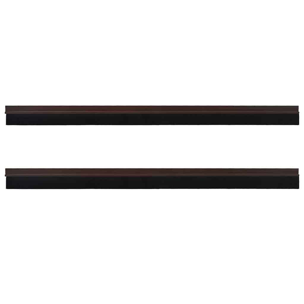 Öntapadó ajtó kefe tömítések 2 pcs Barna 100 cm