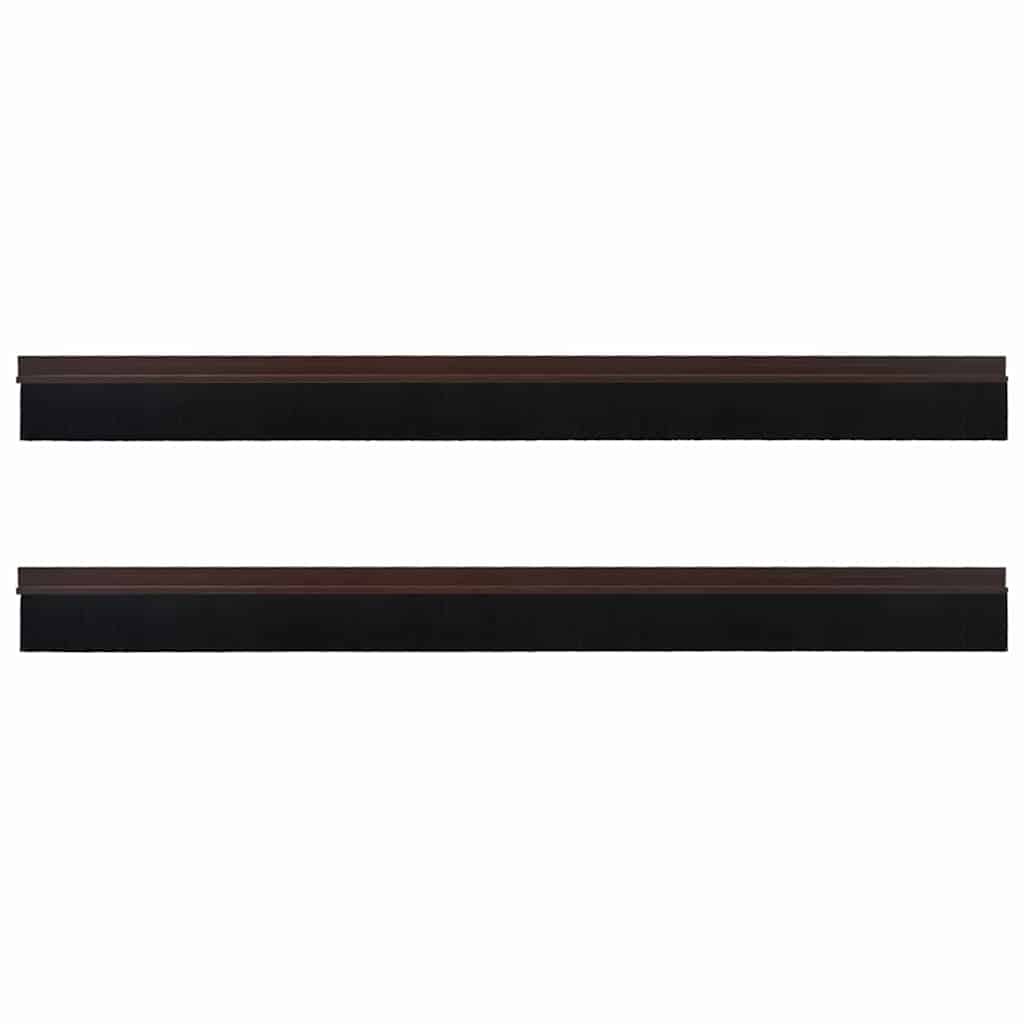 Öntapadó ajtó kefe tömítések 2 pcs Barna 100 cm