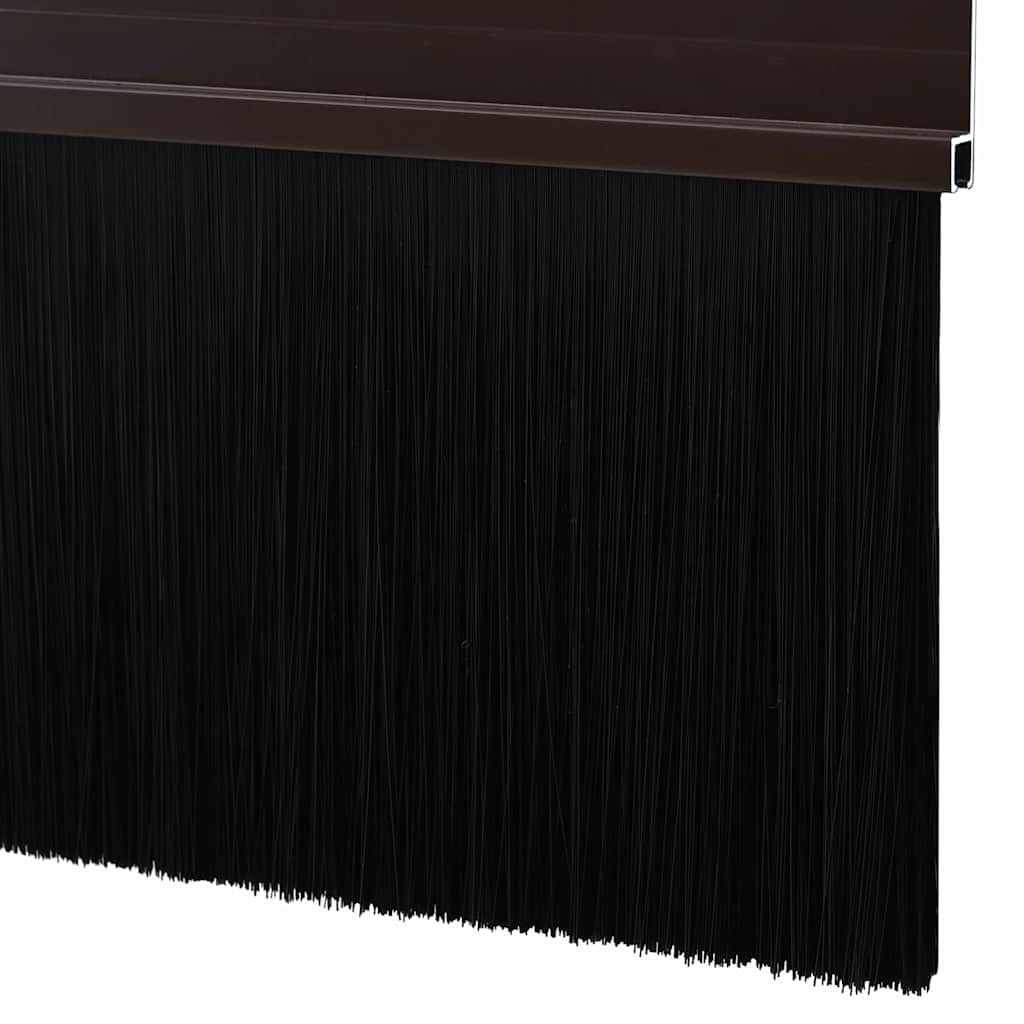 Öntapadó ajtó kefe tömítések 2 pcs Barna 100 cm