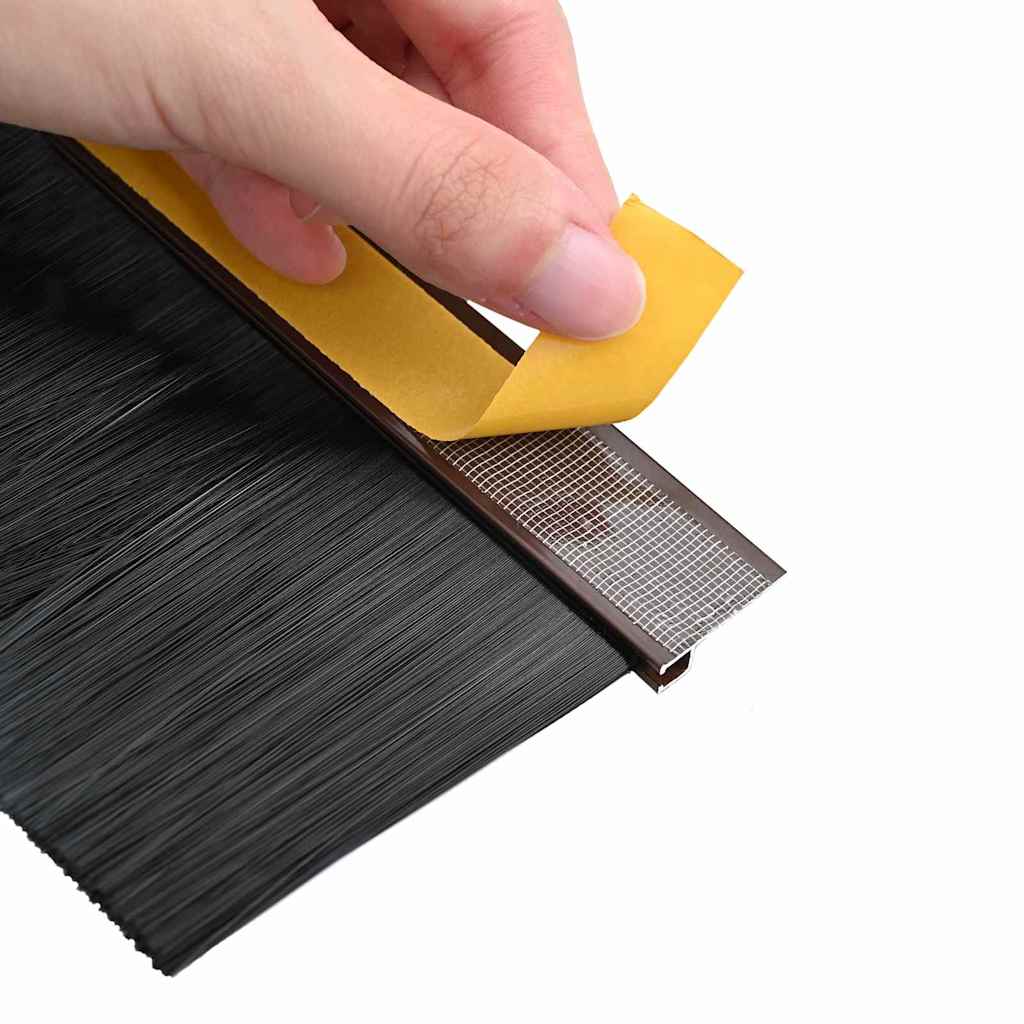Öntapadó ajtó kefe tömítések 6 pcs Barna 100 cm