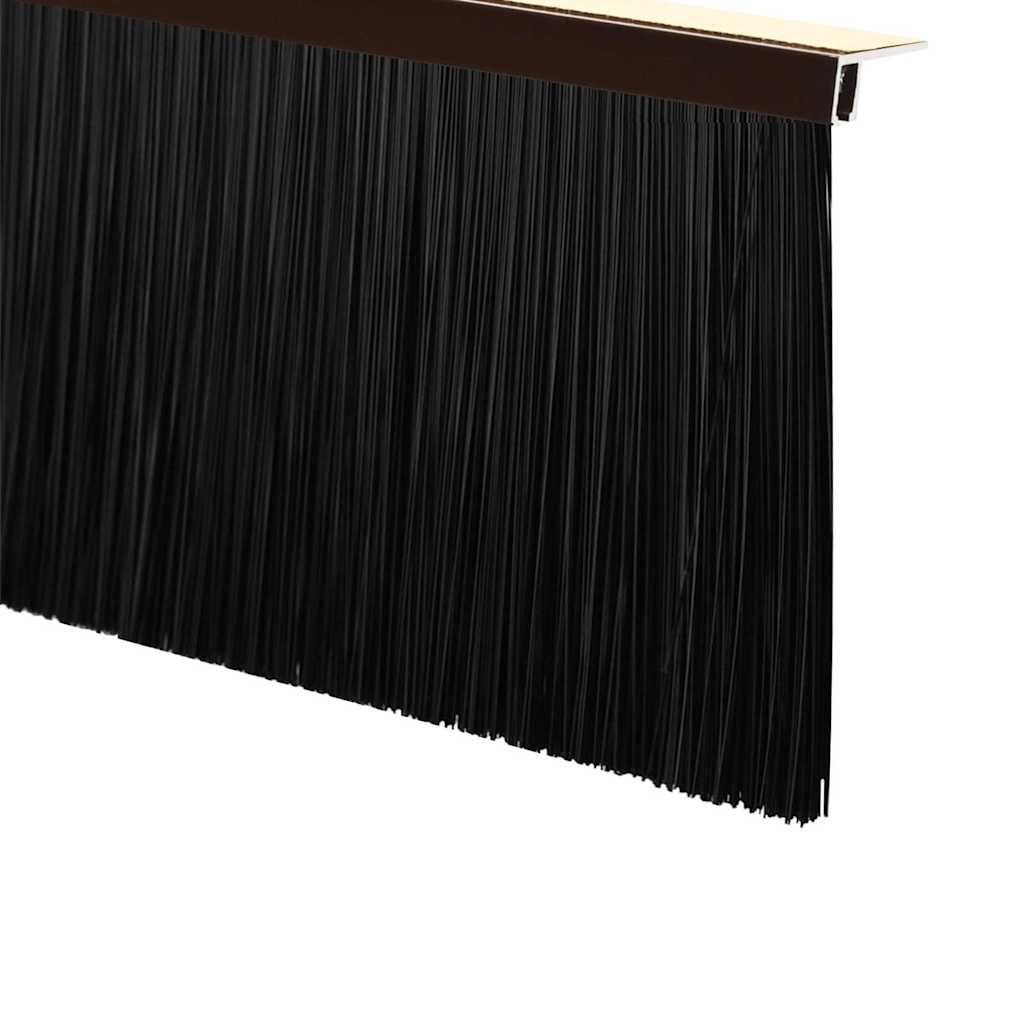 Öntapadó ajtó kefe tömítések 2 pcs Barna 100 cm