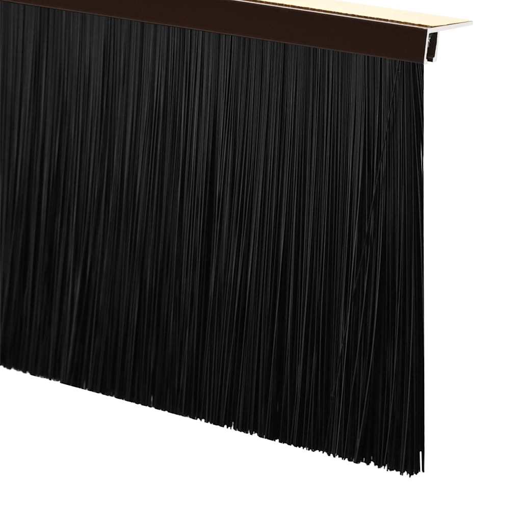 Öntapadó ajtó kefe tömítések 2 pcs Barna 100 cm