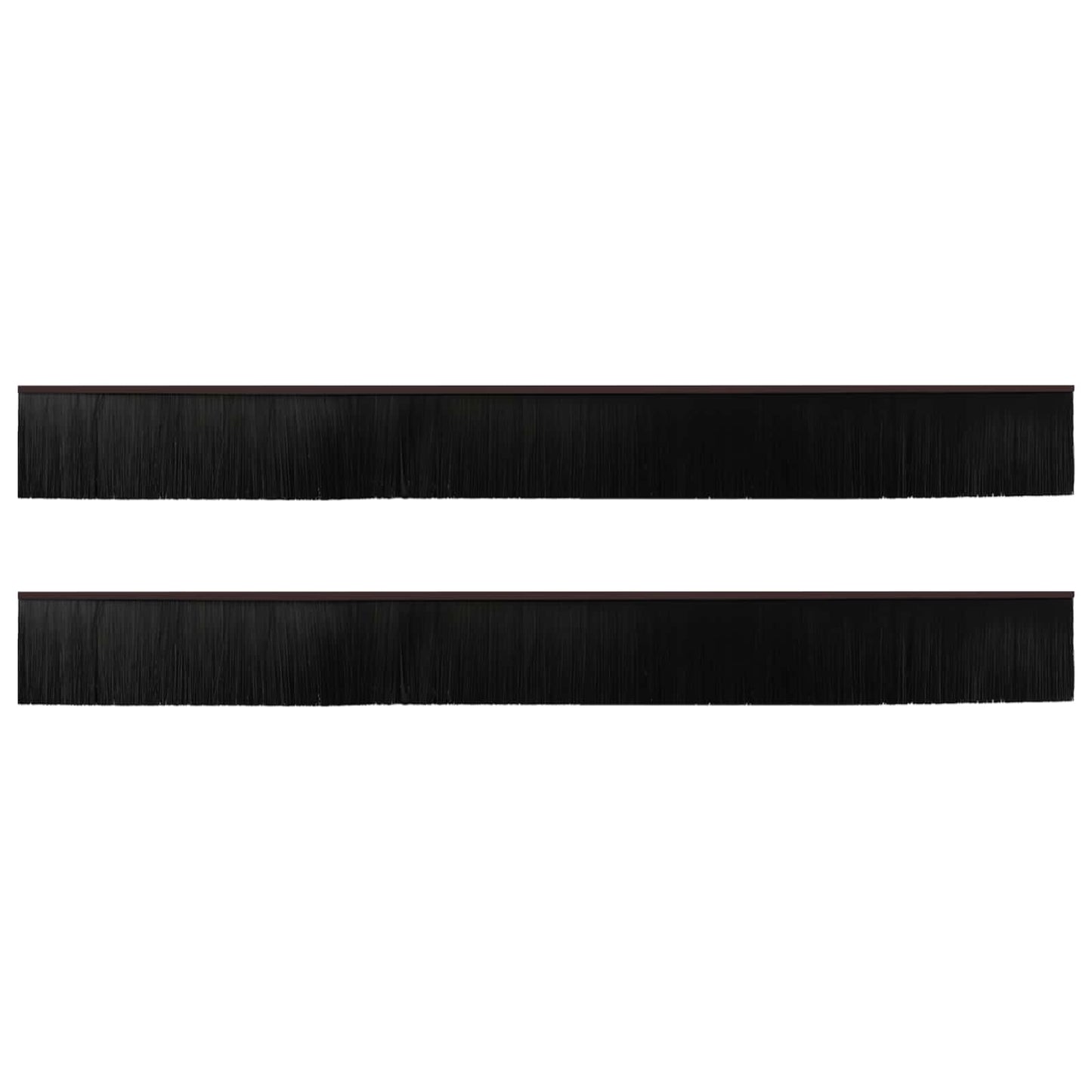 Öntapadó ajtó kefe tömítések 2 pcs Barna 100 cm