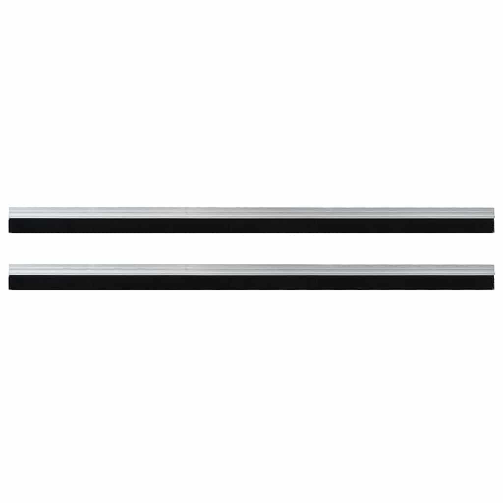 Öntapadó ajtó kefe tömítések 2 pcs Ezüst 100 cm