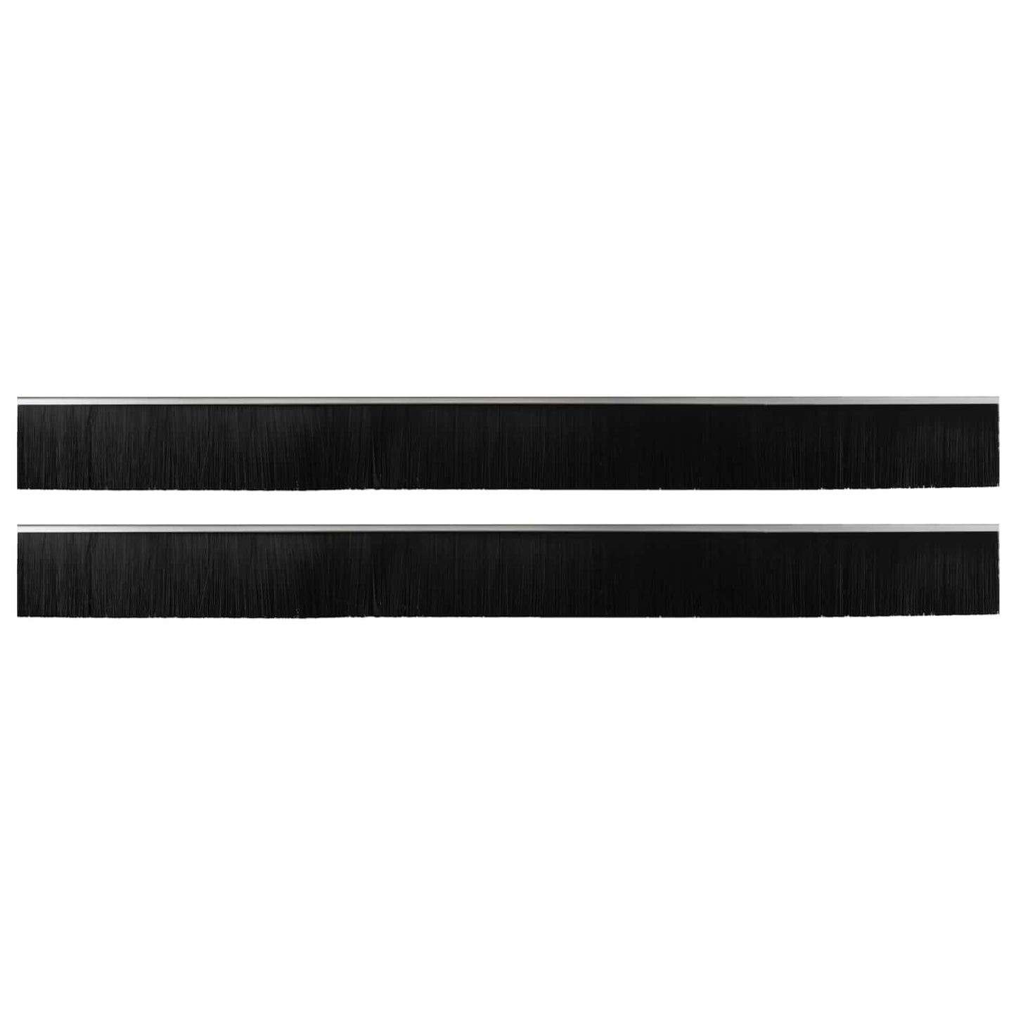 Öntapadó ajtó kefe tömítések 2 pcs Ezüst 100 cm