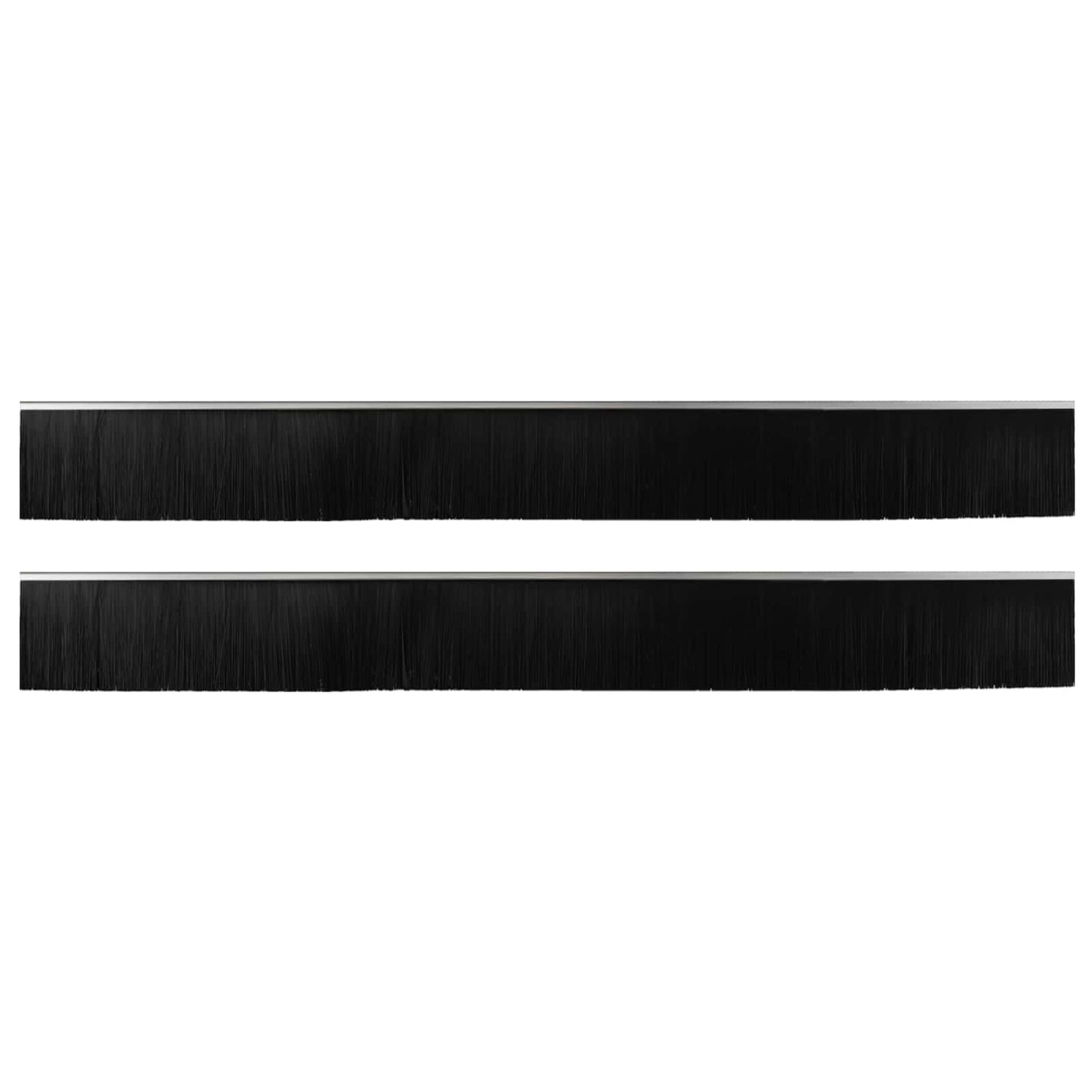 Öntapadó ajtó kefe tömítések 2 pcs Ezüst 100 cm