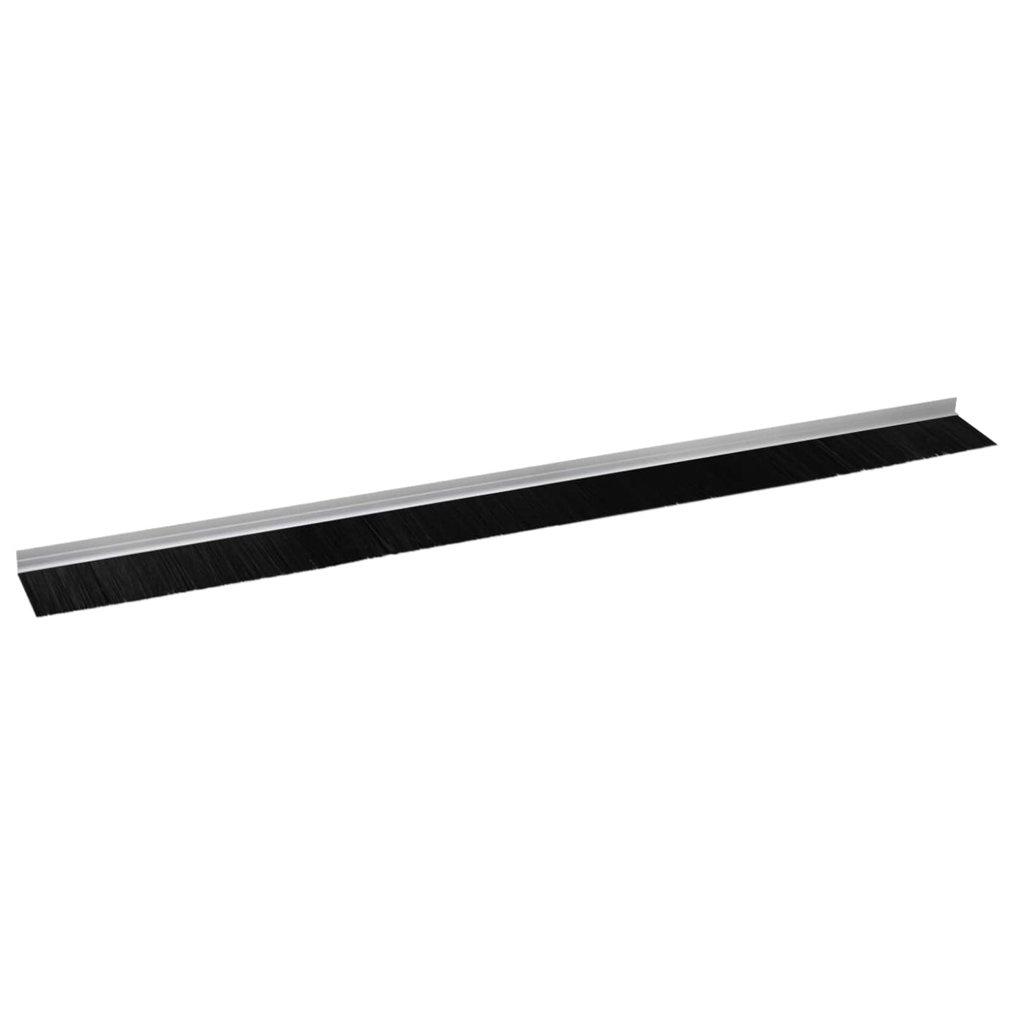 Öntapadó ajtó kefe tömítések 12 pcs Ezüst 100 cm