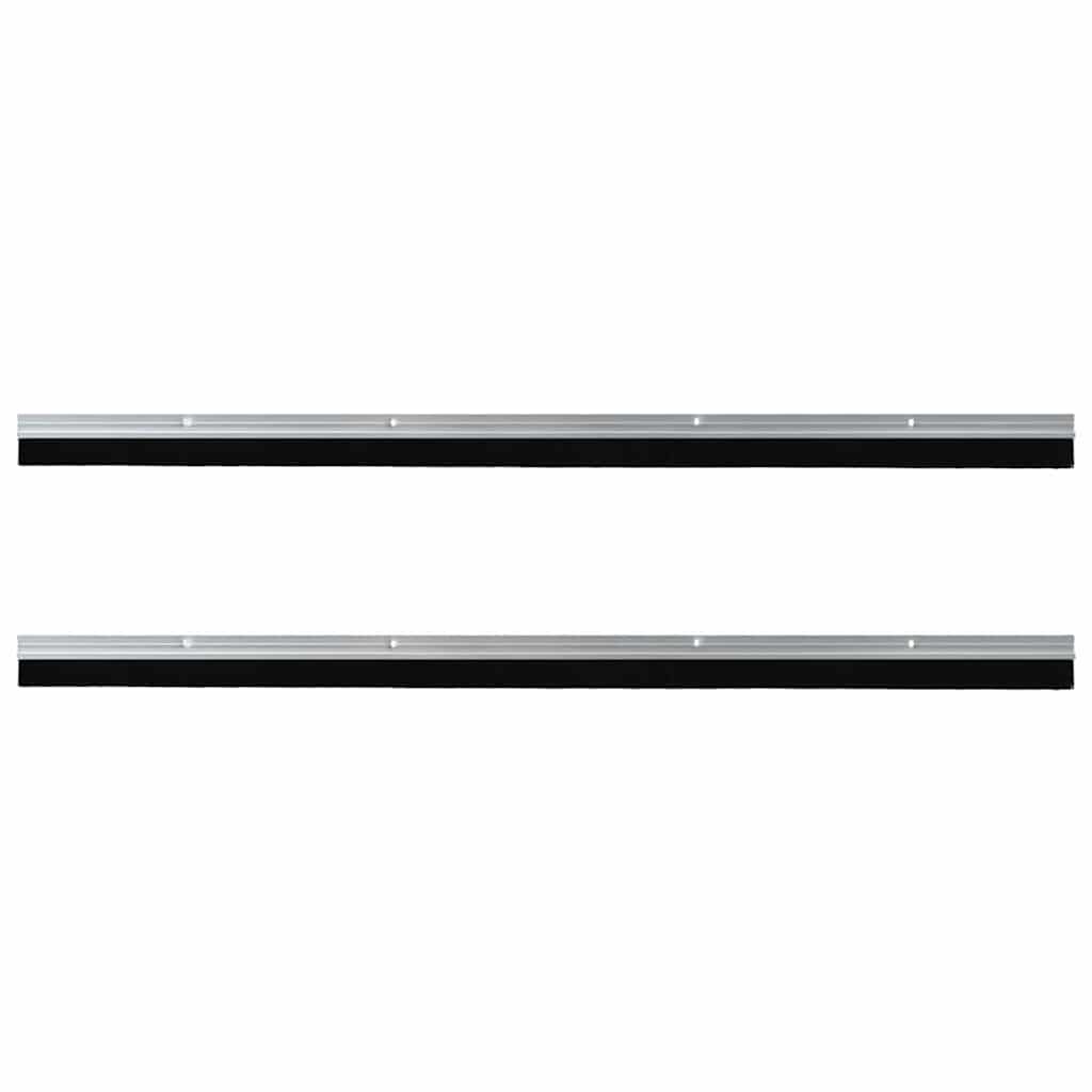 Csavaros Ajtó Kefe Zár 2 pcs Ezüst 100 cm Alumínium ötvözet