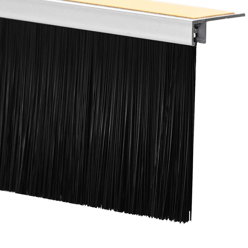 Öntapadó ajtó kefe tömítések 2 pcs Fehér 100 cm