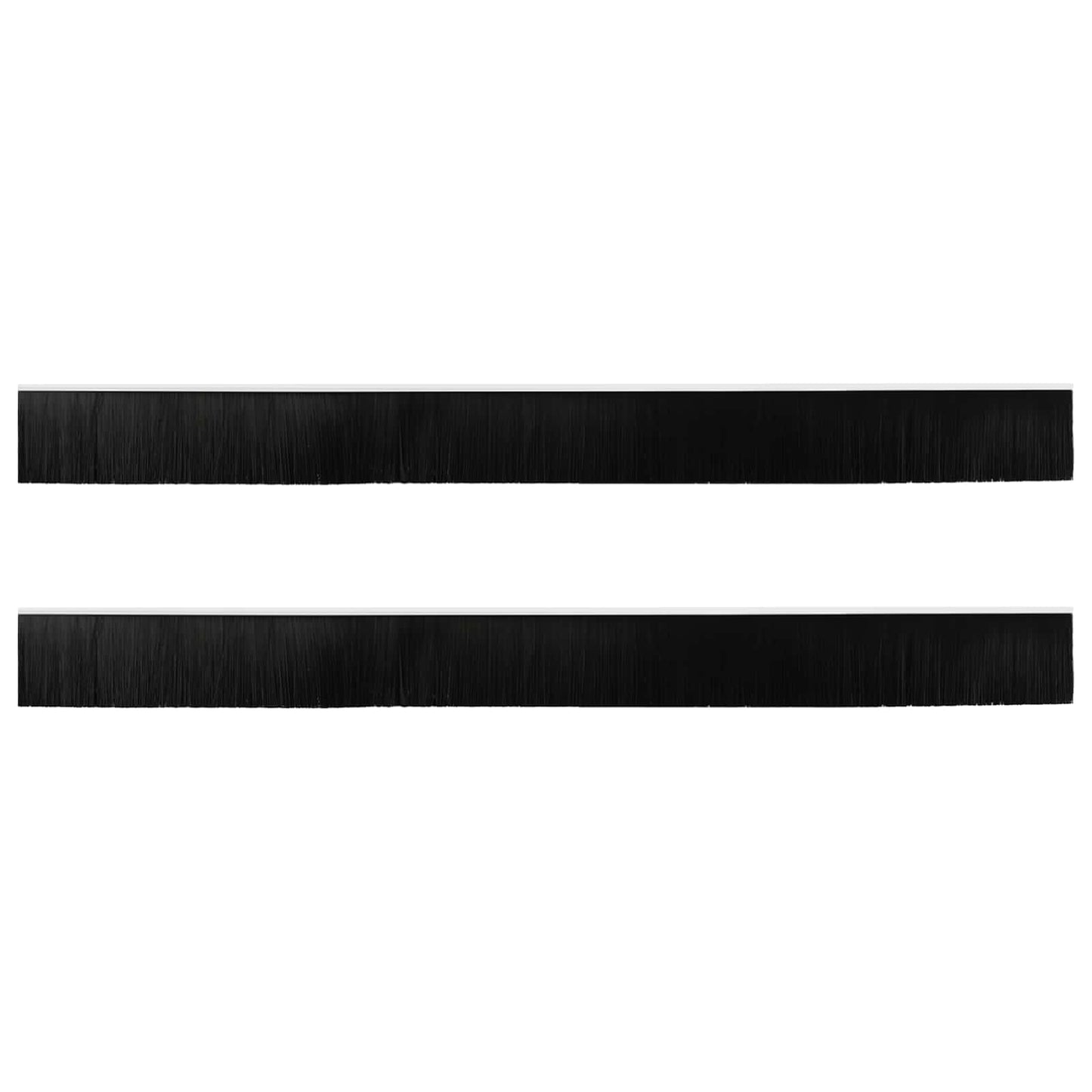 Öntapadó ajtó kefe tömítések 2 pcs Fehér 100 cm