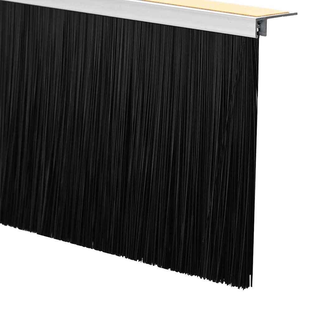 Öntapadó ajtó kefe tömítések 2 pcs Fehér 100 cm