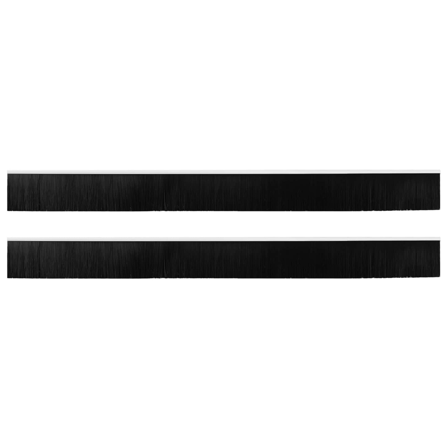 Öntapadó ajtó kefe tömítések 2 pcs Fehér 100 cm