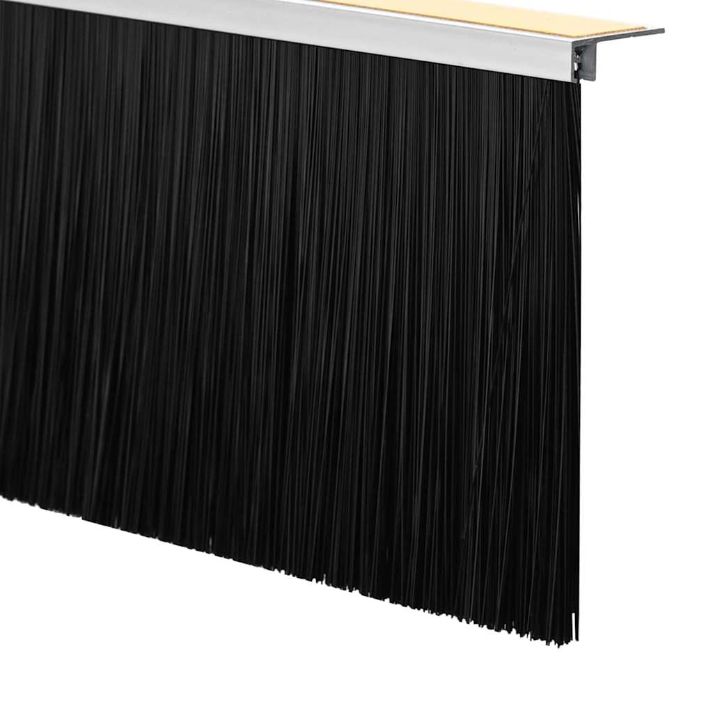 Öntapadó ajtó kefe tömítések 6 pcs Fehér 100 cm