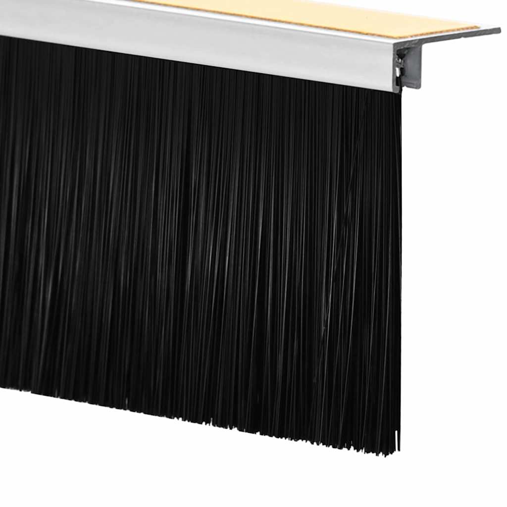 Öntapadó ajtó kefe tömítések 12 pcs Fehér 100 cm