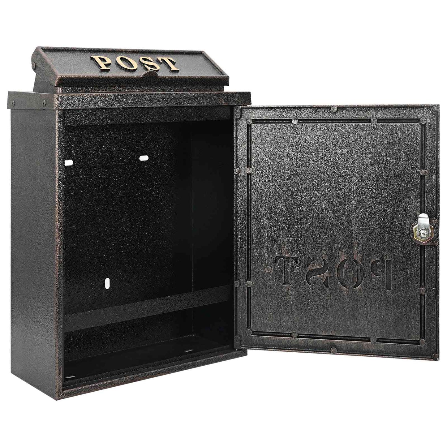 Fali Postafiók tárolóval Bronz 29 x 13 x 41 cm Öntött alumínium