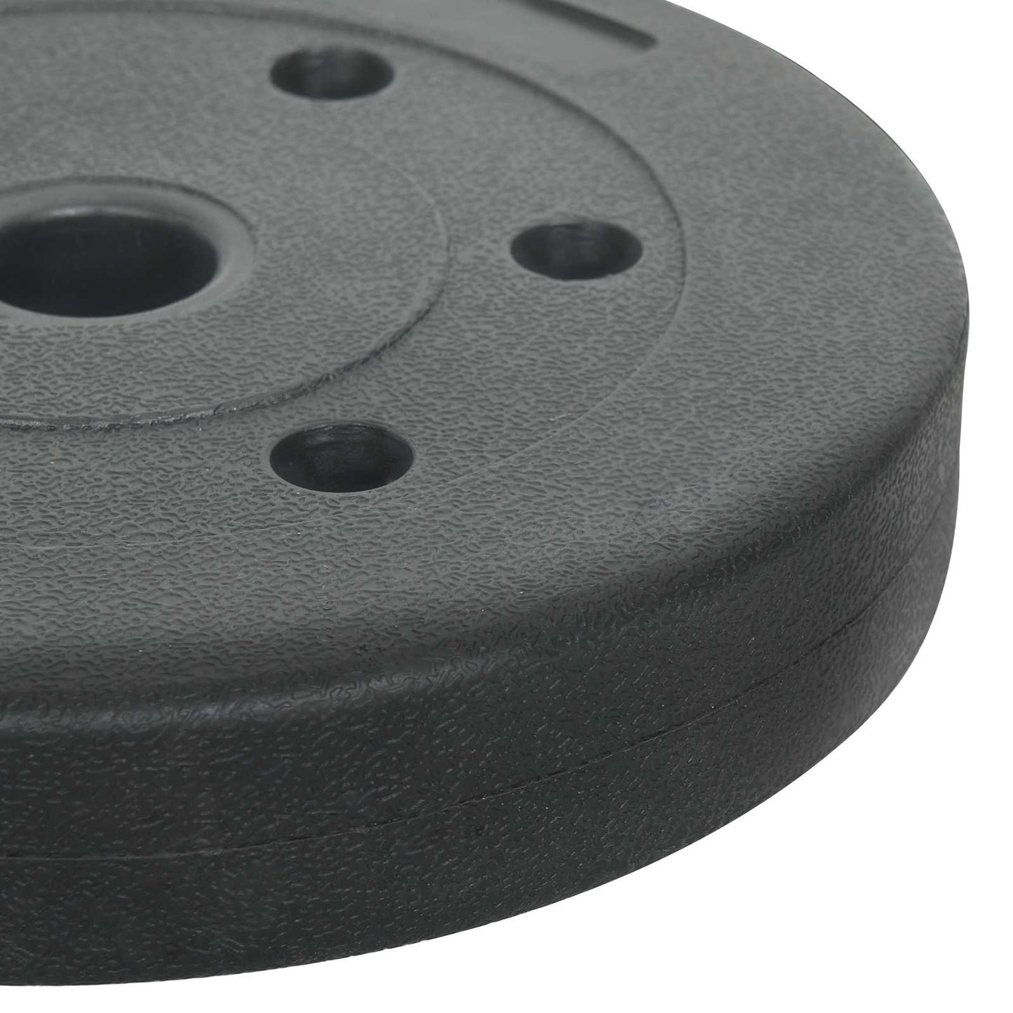 Súlylemezek 4 pcs 10 kg Fekete Cement és vas homok