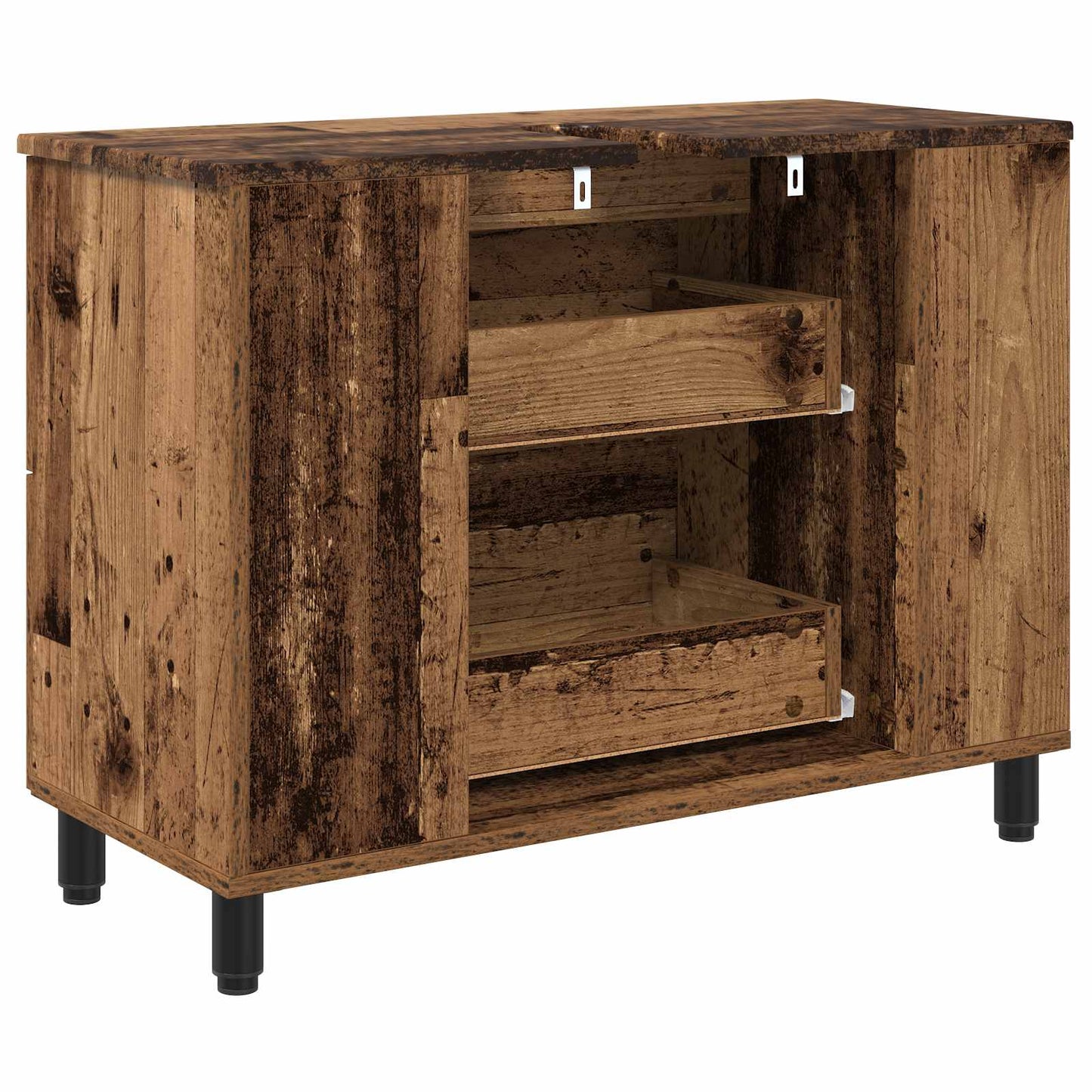 Fésülködő egység a fürdőszobába Antik Fa 80 x 35 x 60 cm