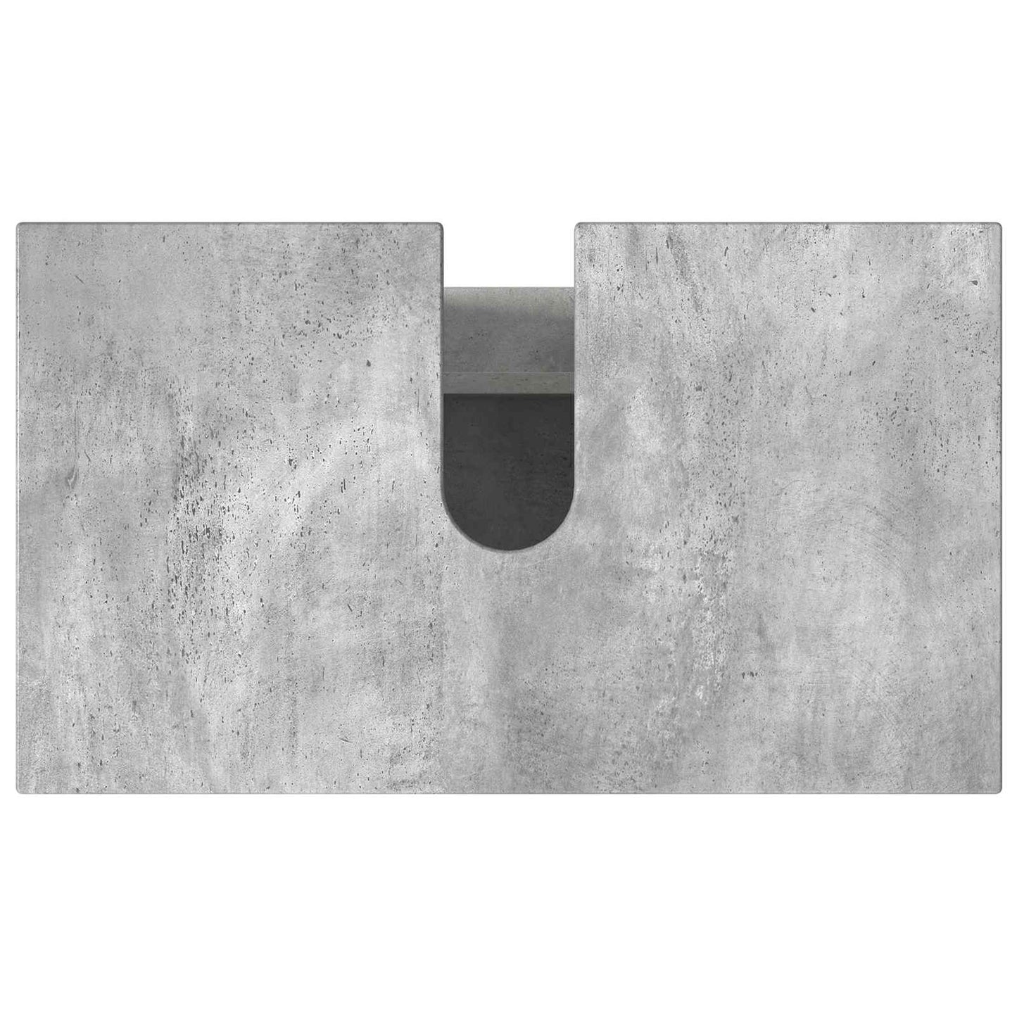 Fésülködő egység a fürdőszobába Betonszürke 60 x 35 x 60 cm