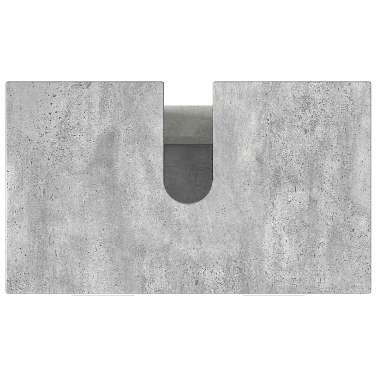 Fésülködő egység a fürdőszobába Betonszürke 60 x 35 x 60 cm
