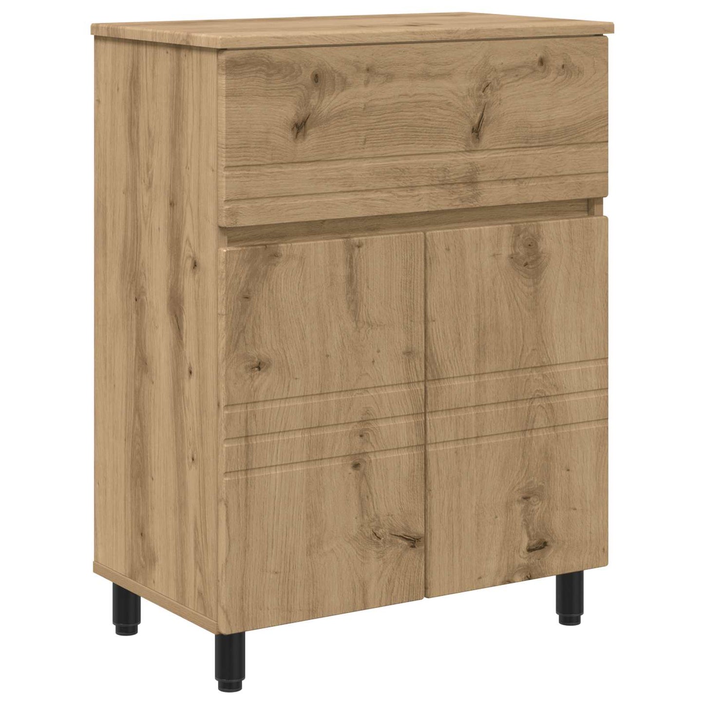 Fésülködő egység a fürdőszobába Kézműves Tölgy 60 x 35 x 80 cm