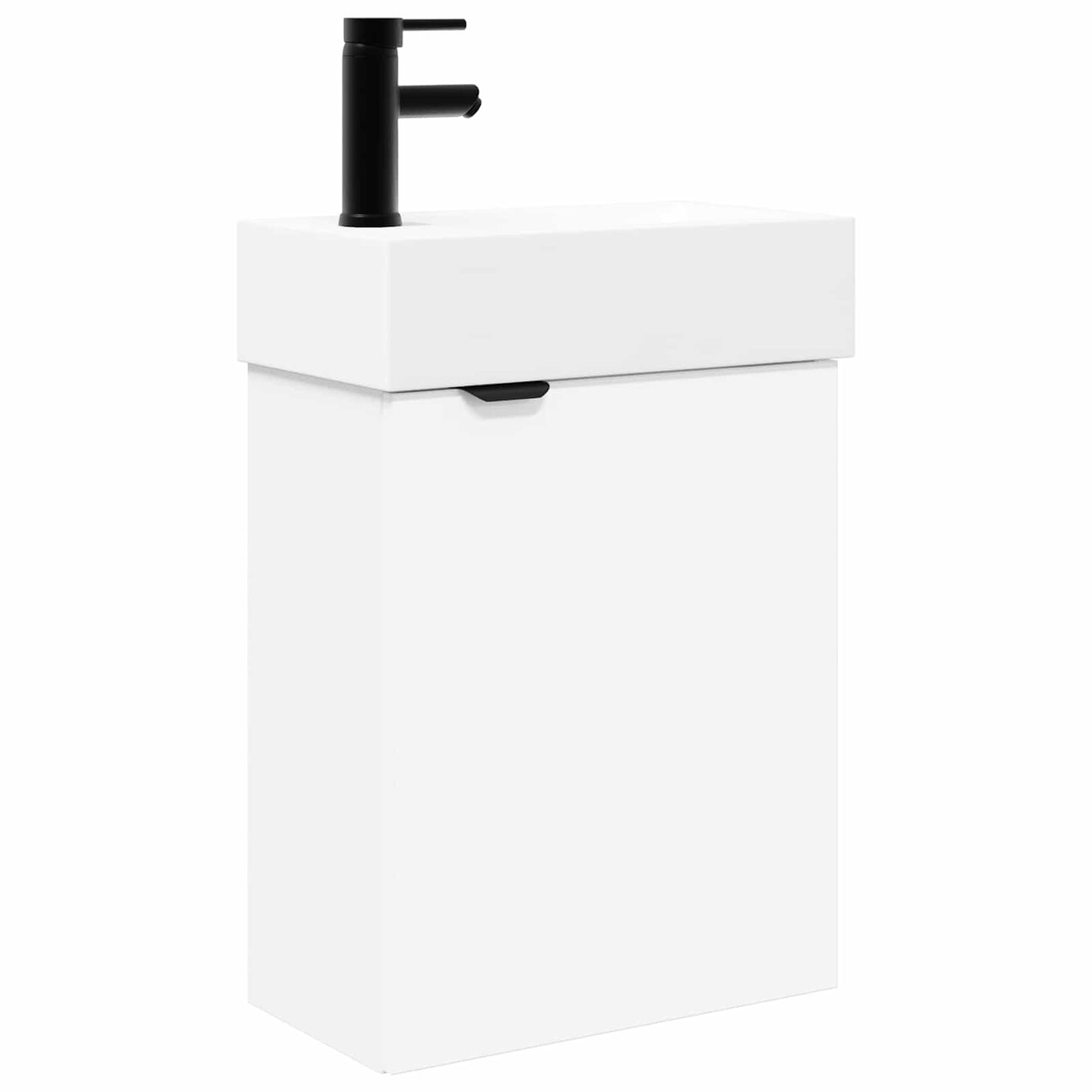 Fürdőszoba kádasztal csapteleppel Fehér 45,5 x 22,5 x 84 cm