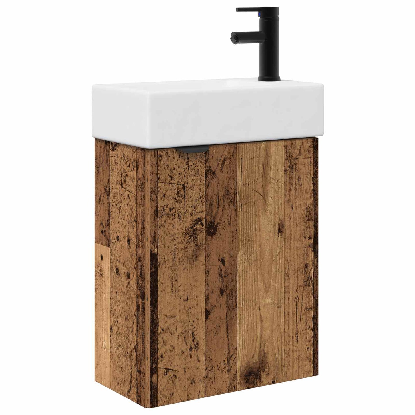 Fürdőszoba kádasztal csapteleppel Antik Fa 45,5 x 22,5 x 84 cm