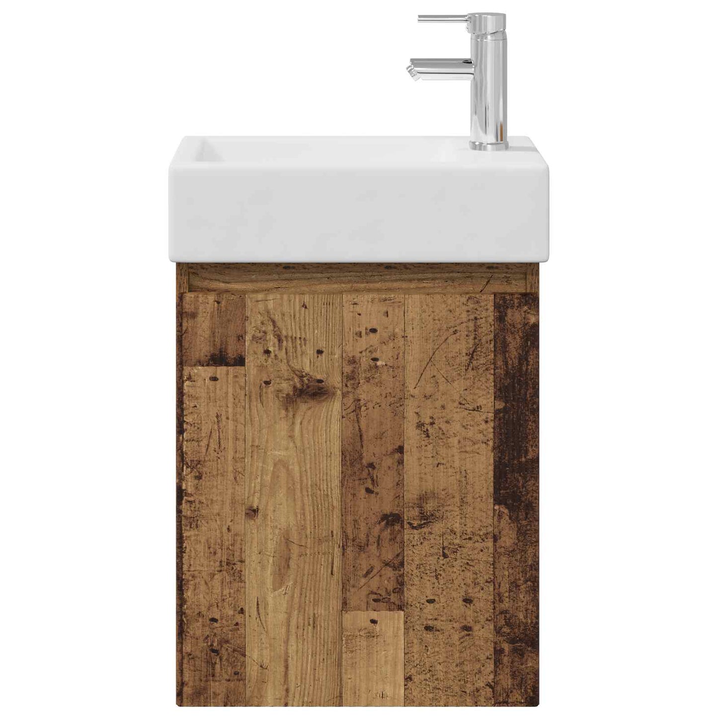 Fürdőszoba kádasztal csapteleppel Antik Fa 45,5 x 22,5 x 84 cm