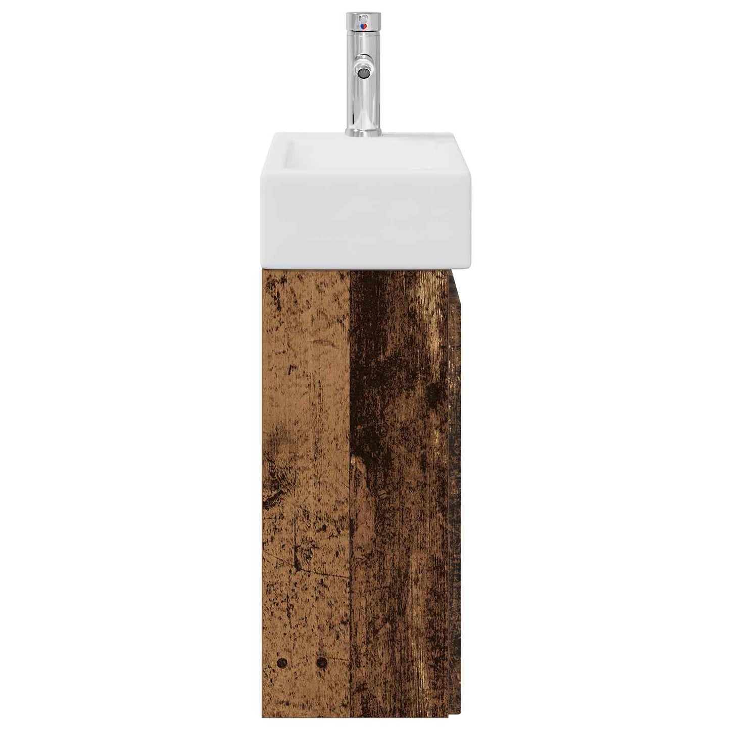 Fürdőszoba kádasztal csapteleppel Antik Fa 45,5 x 22,5 x 84 cm