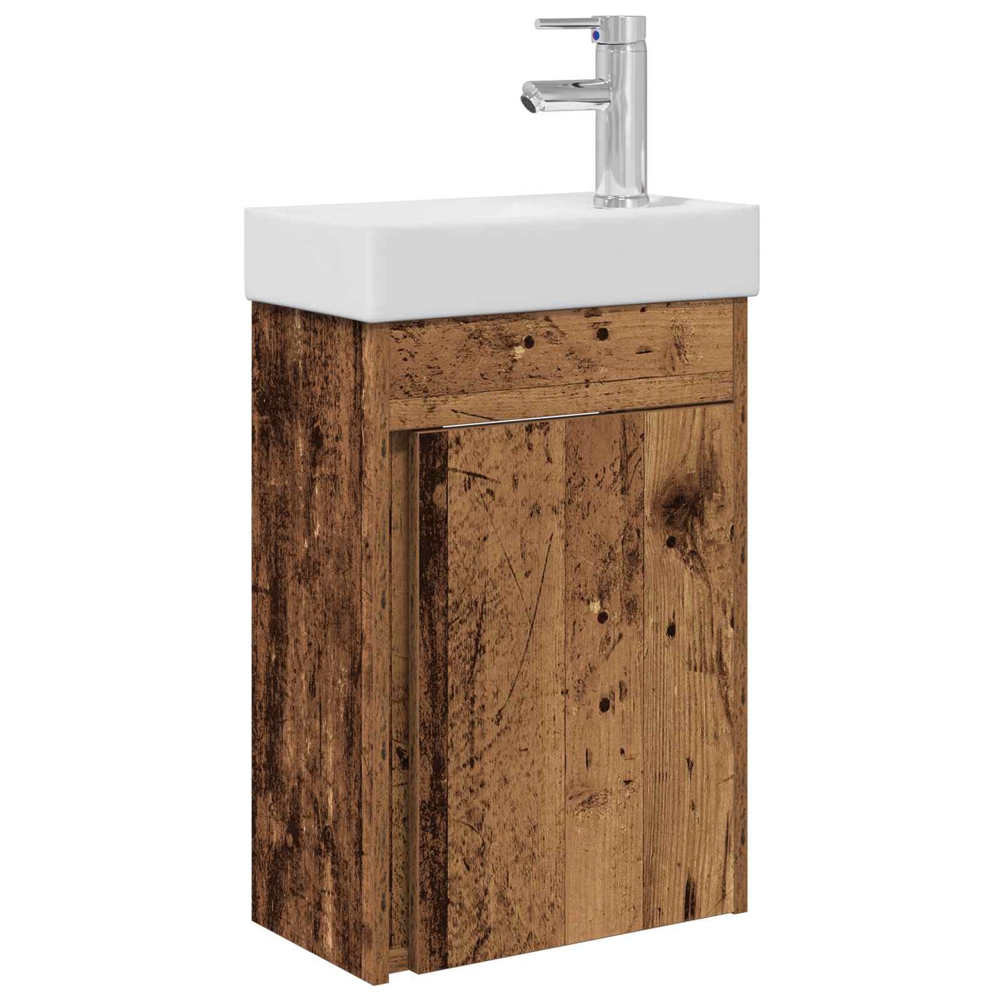 Fürdőszoba kádasztal csapteleppel Antik Fa 40,5 x 22,5 x 62 cm