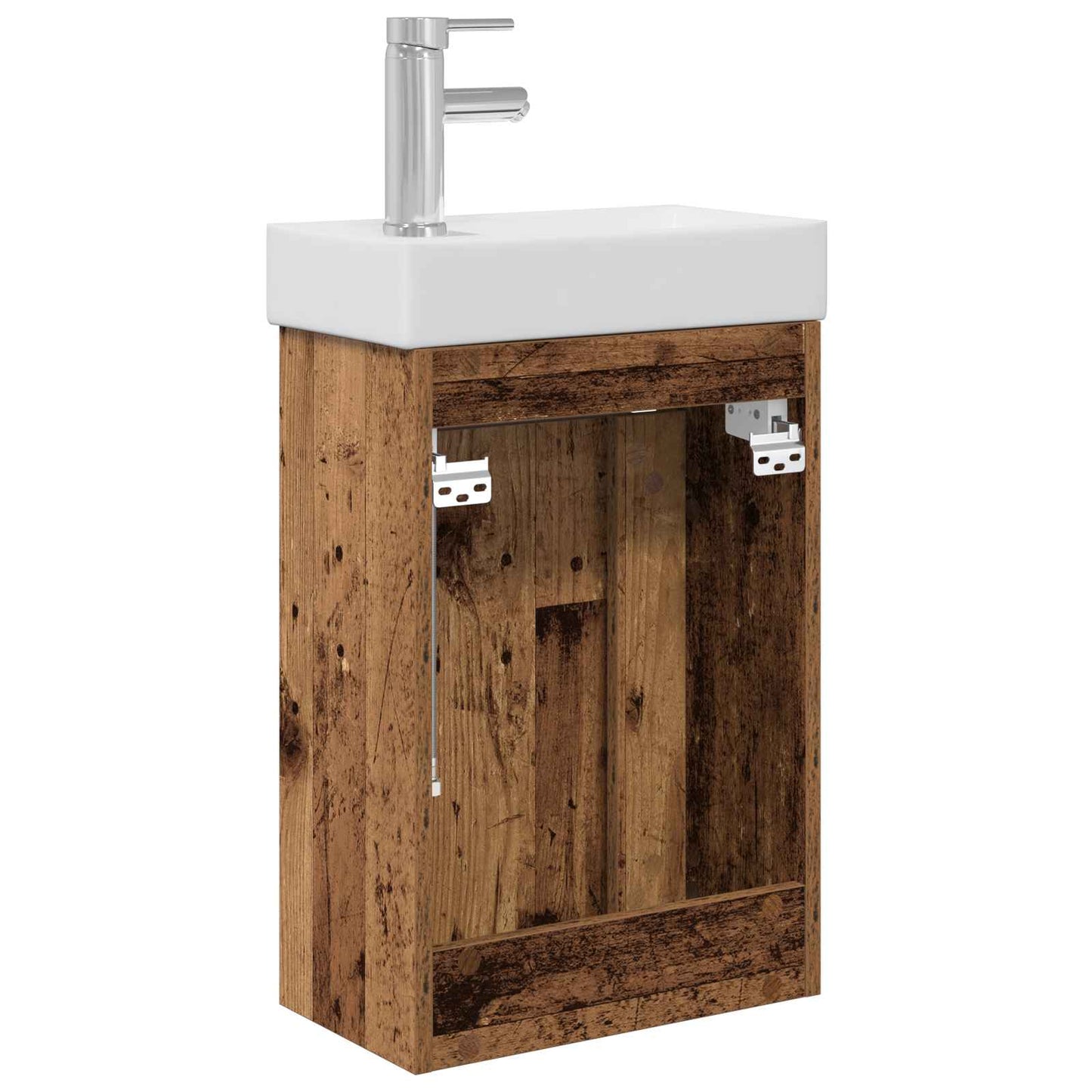 Fürdőszoba kádasztal csapteleppel Antik Fa 40,5 x 22,5 x 62 cm