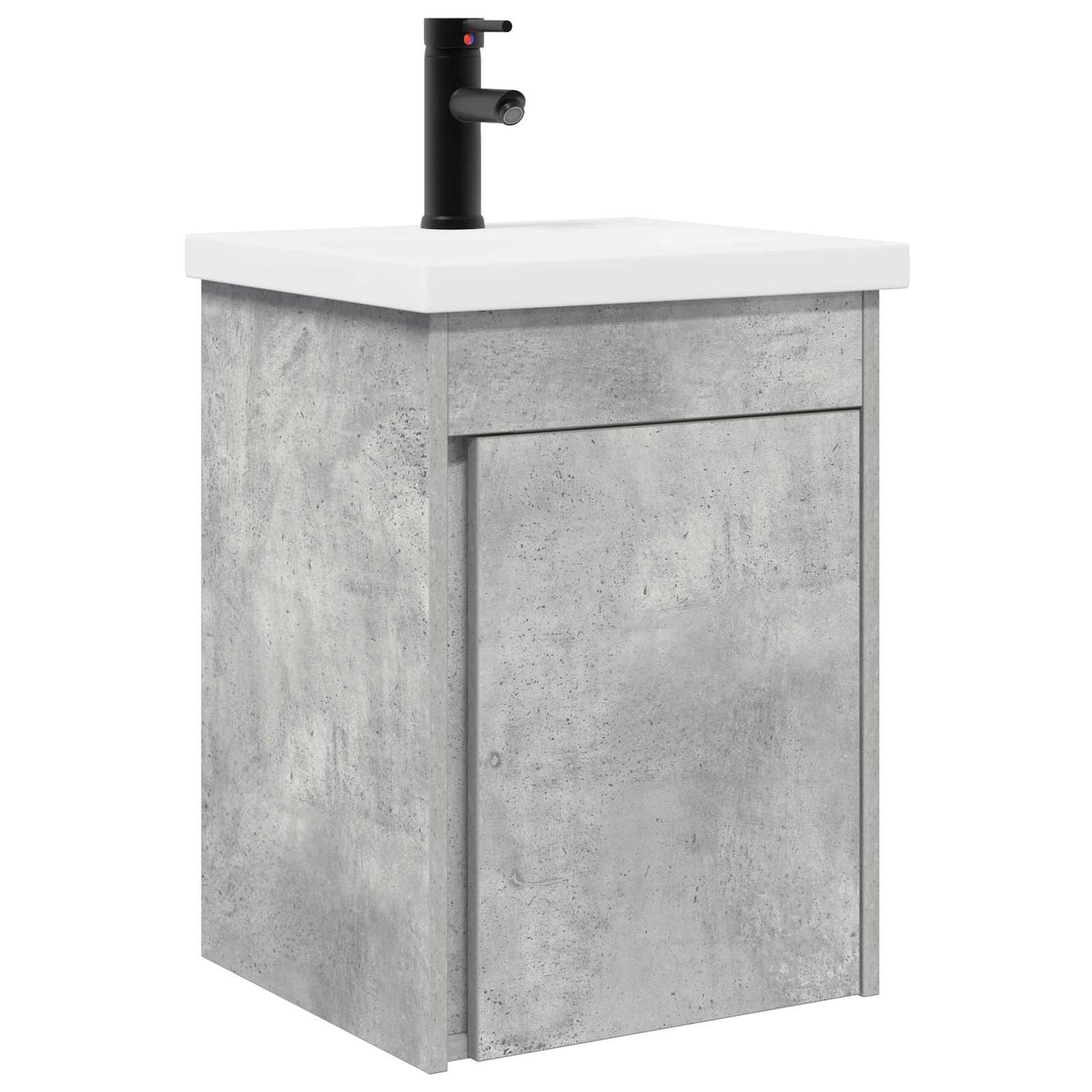 Fürdőszobai pultcsapteleppel Betonszürke 42 x 40 x 74,5 cm