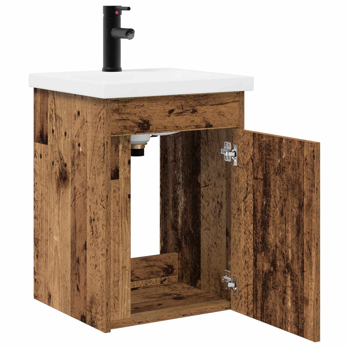 Fürdőszobai pultcsapteleppel Antik Fa 42 x 40 x 74,5 cm