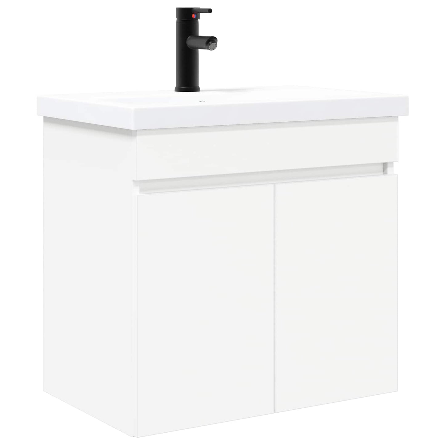 Fürdőszoba kádasztal csapteleppel Fehér 61 x 40 x 74,5 cm