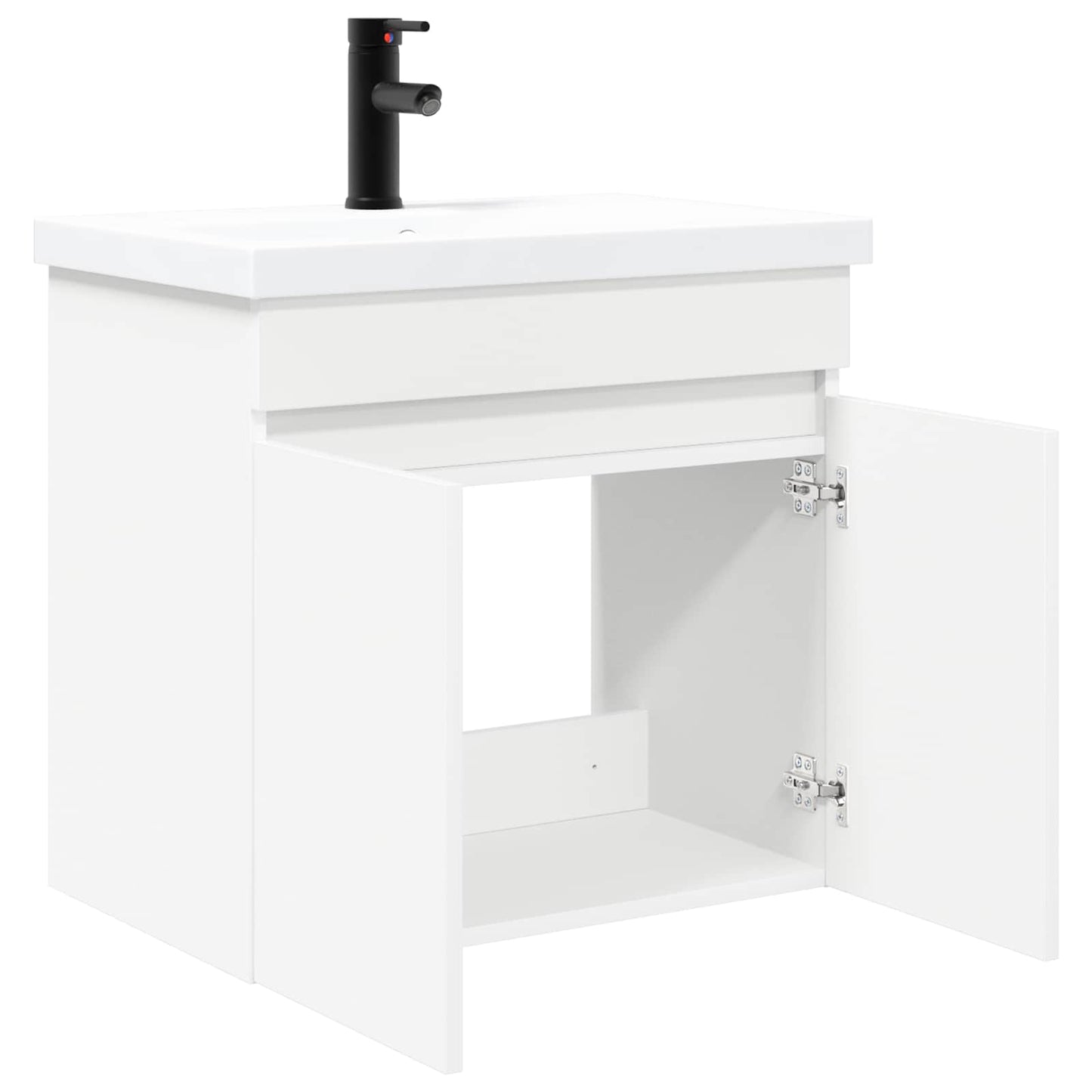 Fürdőszoba kádasztal csapteleppel Fehér 61 x 40 x 74,5 cm