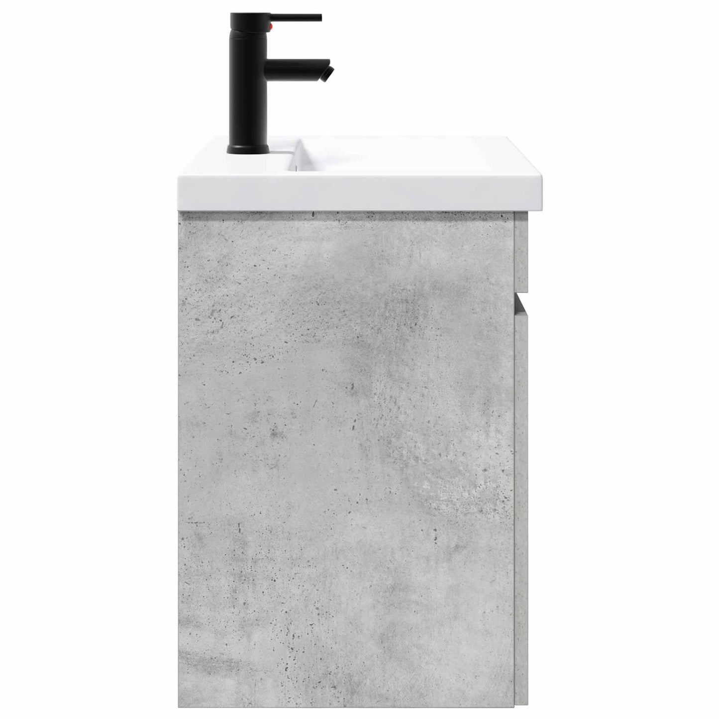 Fürdőszoba kádasztal csapteleppel Betonszürke 61 x 40 x 74,5 cm