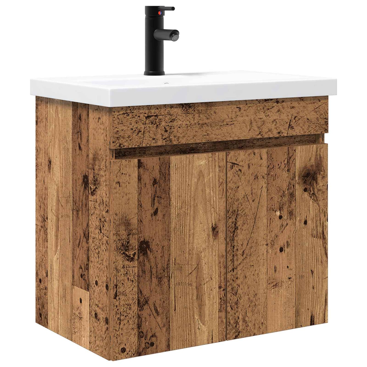Fürdőszoba kádasztal csapteleppel Antik Fa 61 x 40 x 74,5 cm