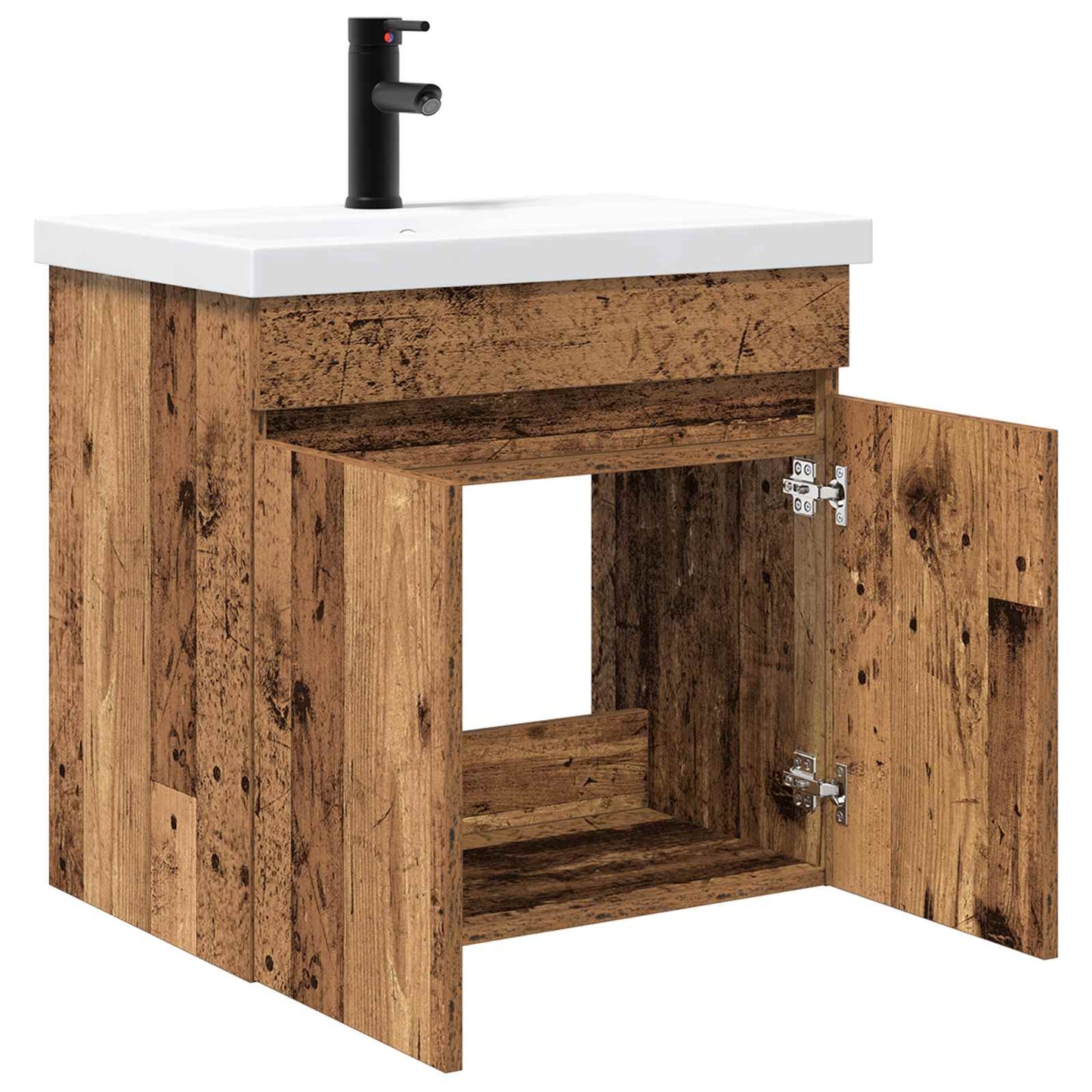 Fürdőszoba kádasztal csapteleppel Antik Fa 61 x 40 x 74,5 cm