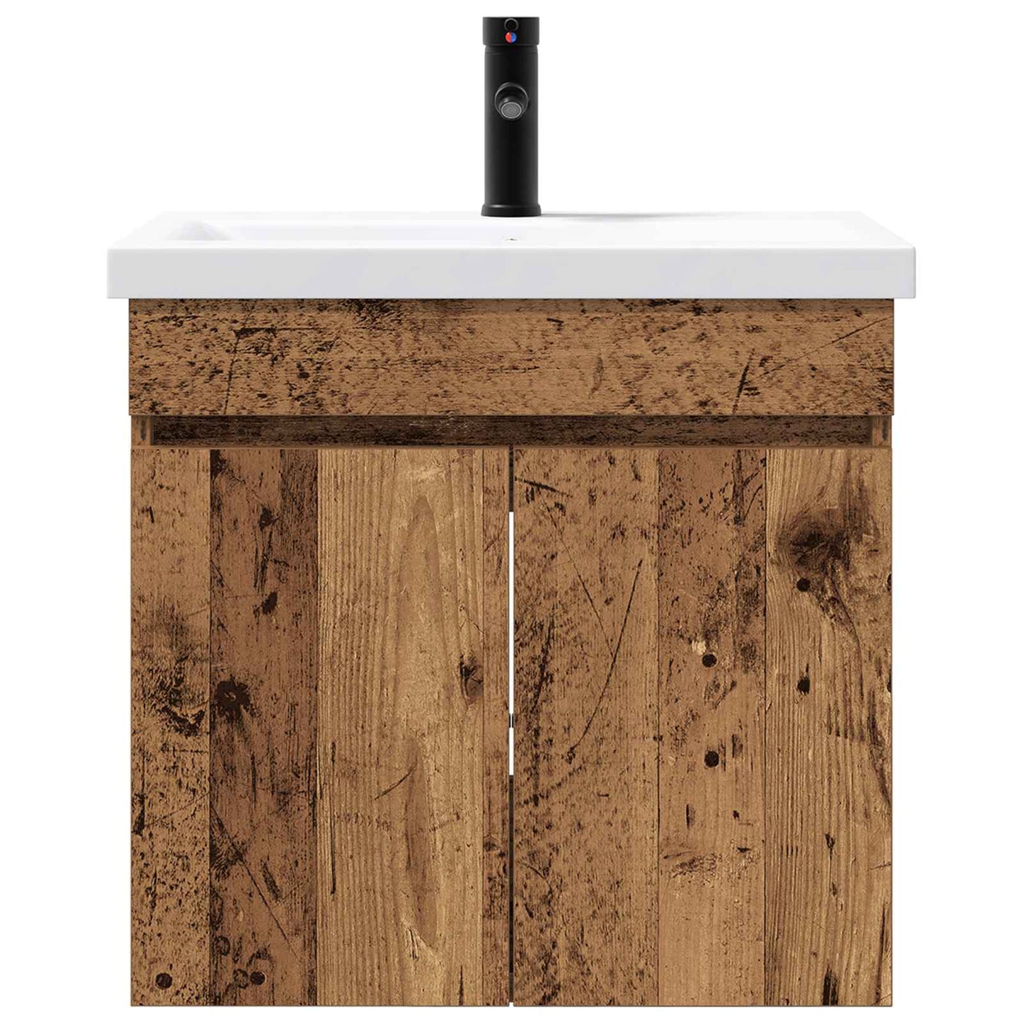 Fürdőszoba kádasztal csapteleppel Antik Fa 61 x 40 x 74,5 cm
