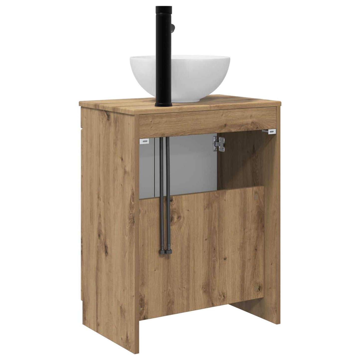 Fürdőszobai pult mosdóval Kézműves Tölgy 54 x 35 x 83 cm