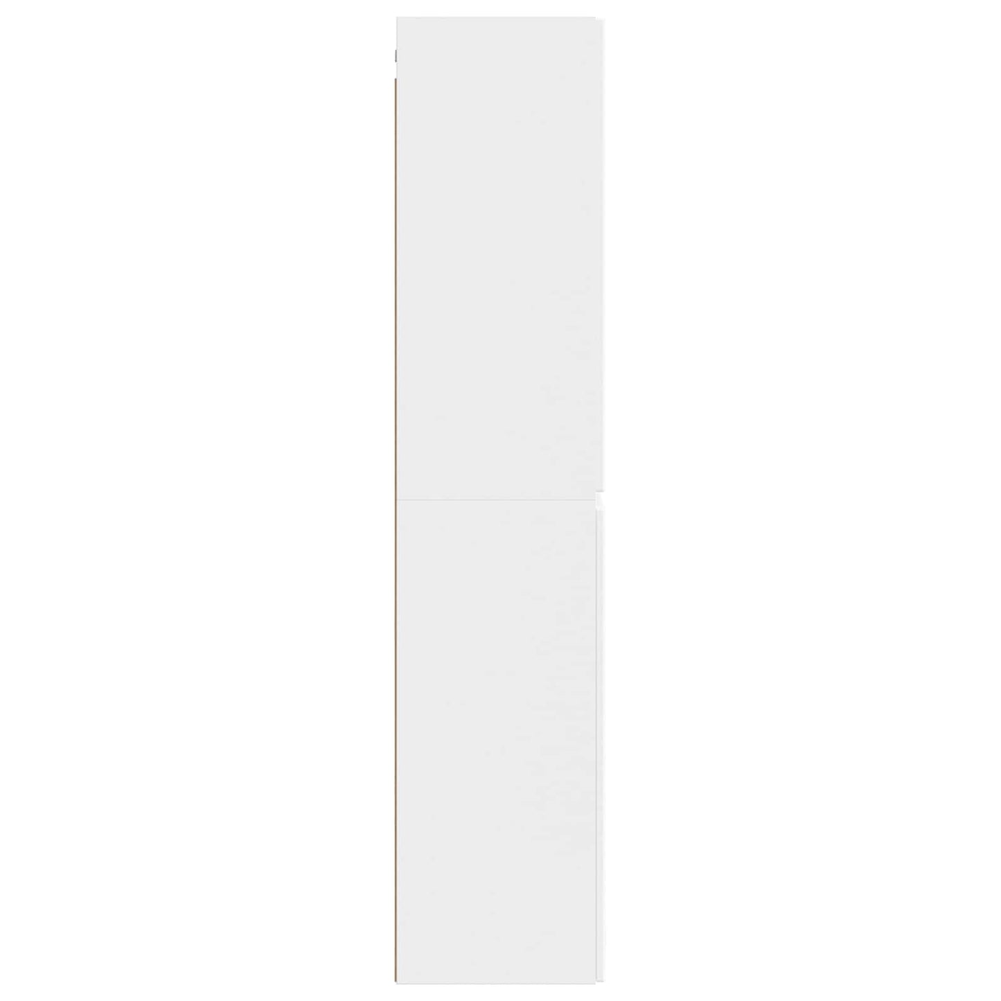 Fali Fürdőszoba Szekrény Fehér 33 x 34,5 x 160 cm Szerelt Fa